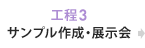 工程3 サンプル作成・展示会