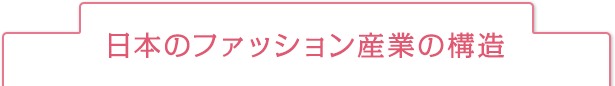 日本のファッション産業の構造